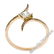 18kt Rose Gold 0.60 ctw Princess and Round Diamond - 5