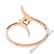 18kt Rose Gold 0.60 ctw Princess and Round Diamond - 9