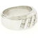 Men's 14k White Gold 1.00 ctw Round Diamond Diagonal - 2
