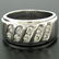 Men's 14k White Gold 1.00 ctw Round Diamond Diagonal - 5