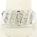 Men's 14k White Gold 1.00 ctw Round Diamond Diagonal - 6