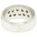 Men's 14k White Gold 1.00 ctw Round Diamond Diagonal - 8