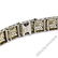 Art Deco Etched 14kt White Gold Diamond and Sapphire - 7