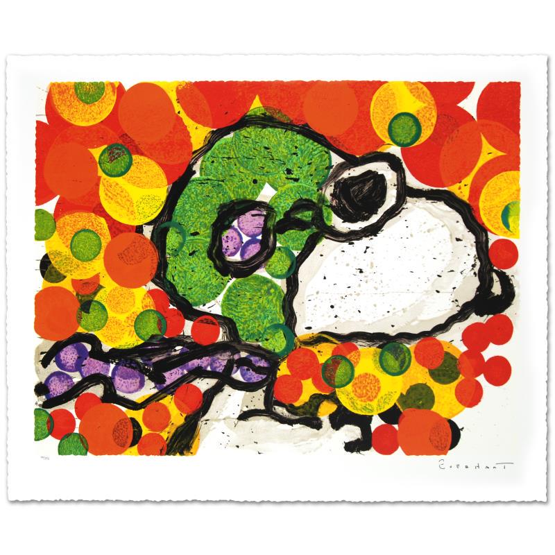 Synchronize My Boogie-Afternoon by Everhart, Tom: "Synchronize My Boogie - Afternoon" is a limited edition hand pulled original lithograph on museum quality deckle-edge paper, numbered and hand signed by Tom Everhart. This is one of the final Everhar