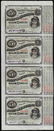 Uncut Sheet of (4) State of Louisiana Baby Bond