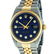Rolex Mens 2 Tone 14K Blue Diamond 36MM Datejust