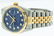Rolex Mens 2 Tone 14K Blue Diamond 36MM Datejust - 3