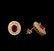 14KT Rose Gold 2.07 ctw Ruby and Diamond Earrings - 2