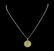 1.50 ctw Yellow Sapphire And Diamond Pendant & Chain -