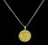 1.50 ctw Yellow Sapphire And Diamond Pendant & Chain - - 2
