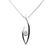 0.22 ctw Diamond Solitaire Pendant with Chain - 14KT - 2