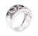 2.35 ctw Pink Sapphire And Diamond Band - 18KT White - 4