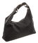 Gucci Black GG Canvas Leather Medium Horsebit Hobo Bag