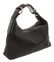 Gucci Black GG Canvas Leather Medium Horsebit Hobo Bag - 2