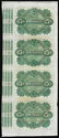 Uncut Sheet of (4) State of Louisiana Baby Bond - 2