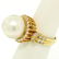 18K Yellow Gold 13.3mm South Sea Pearl Ring w/ - 6