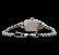 Hamilton 14KT White Gold Diamond Vintage Ladies Watch - 2