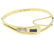 Antique Art Deco 14k Yellow Gold and Platinum Sapphire - 2