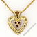 14kt Yellow Gold 0.51 ctw Round Ruby and Diamond Open - 6