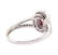 1.00 ctw Ruby and Diamond Ring - 14KT White Gold - 3