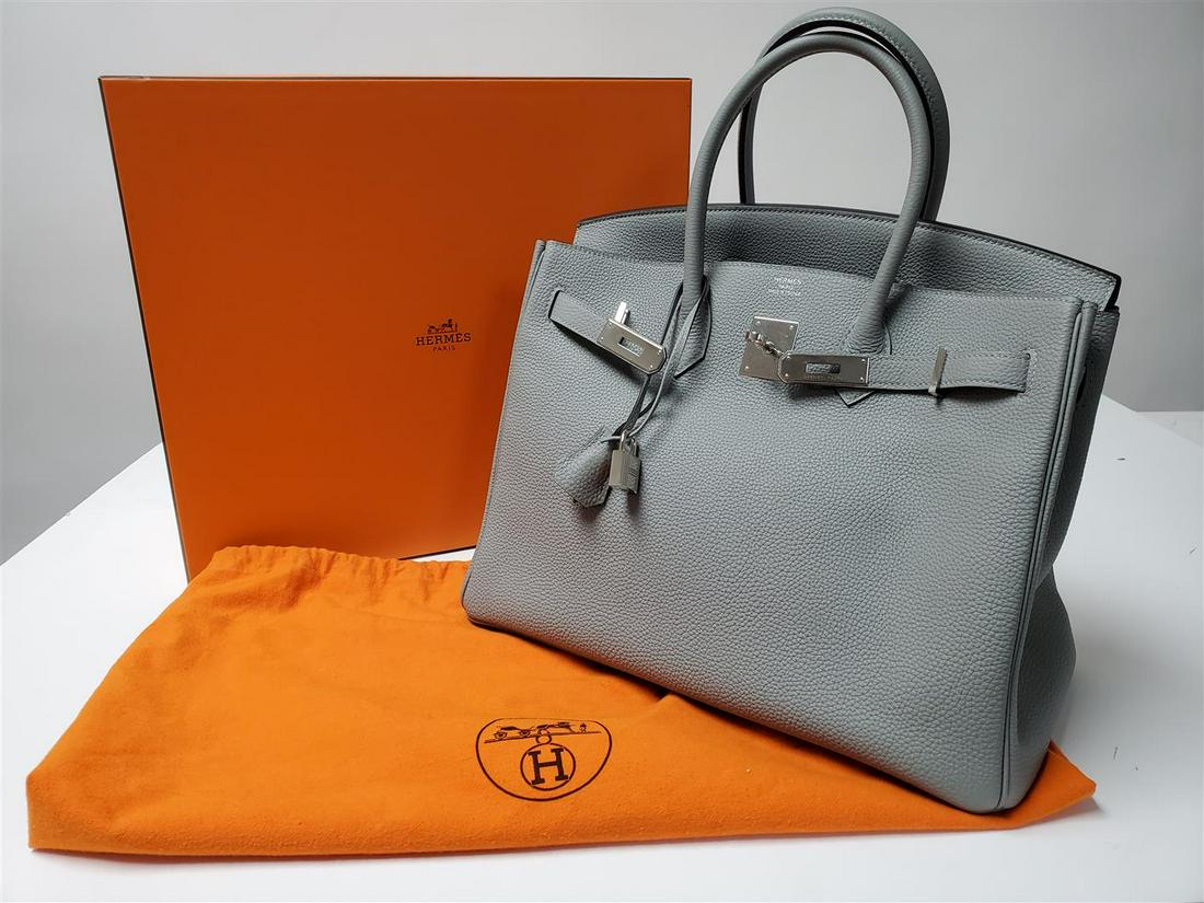 grey birkin bag