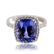 4.39 ctw Tanzanite and 0.29 ctw Diamond 18K White Gold