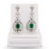2.25 ctw Emerald and 2.55 ctw Diamond 14K White Gold