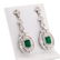 2.25 ctw Emerald and 2.55 ctw Diamond 14K White Gold - 2