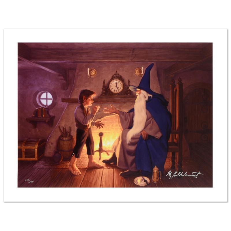 The One Ring by The Brothers Hildebrandt: Known world wide for their fantasy and science fiction illustrations, identical twin brothers Greg and Tim Hildebrandt created an abundance of fascinating artwork, most notably their illustration work