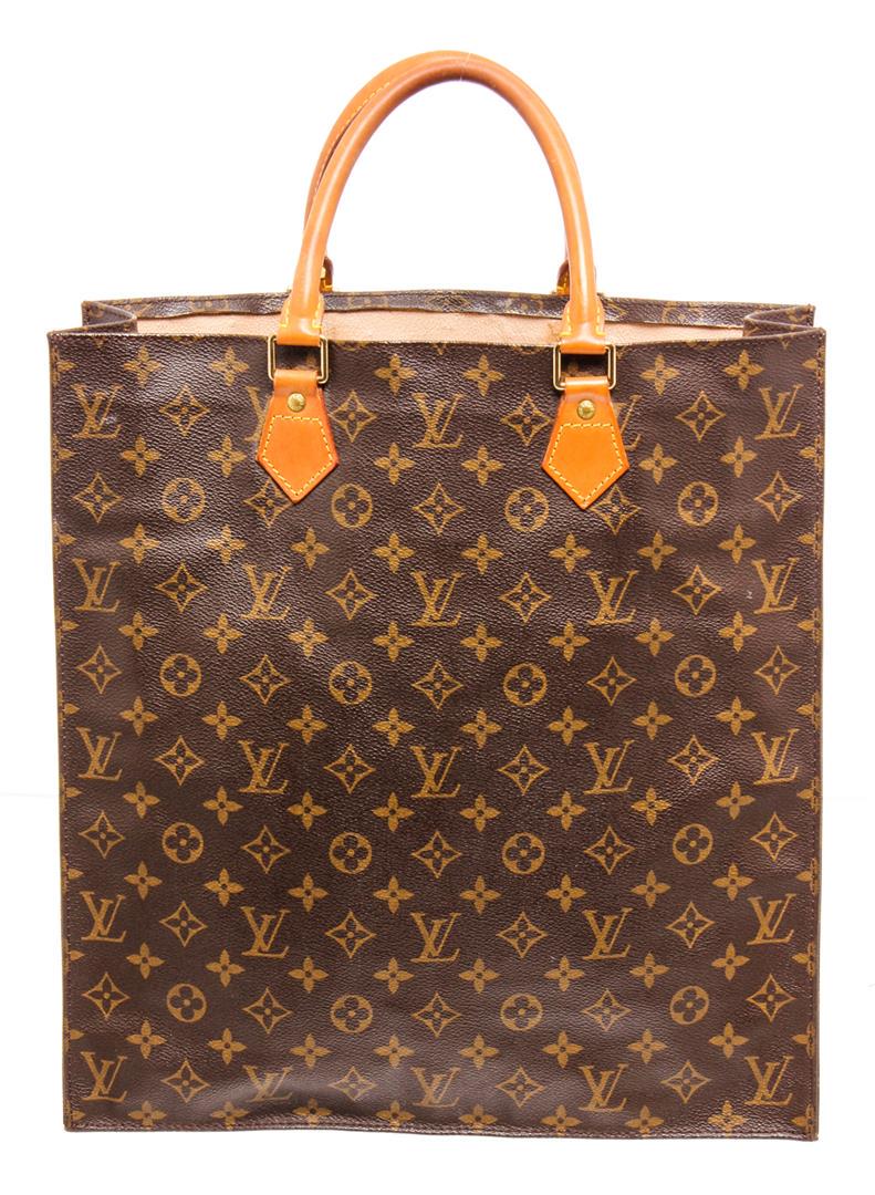 lv sac plat tote bag