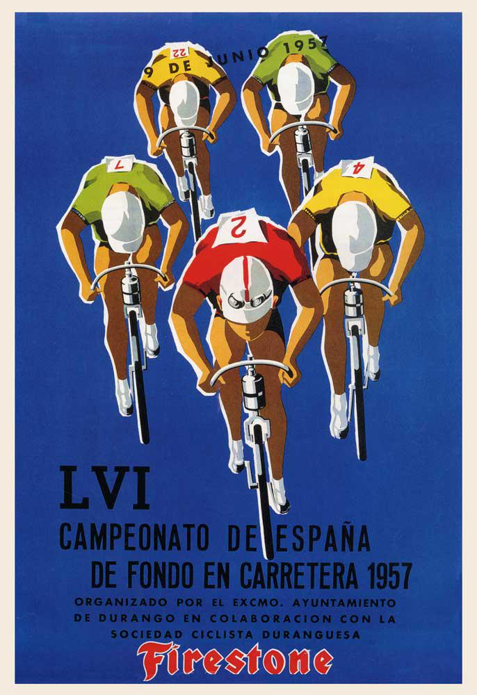 Anonymous - Campeonato de Espana: Artist: Anonymous - Title: Campeonato de Espana - Medium: Fine Art Reproduction Giclee on Canvas - Image Size: Approximately 20 inches x 13.75 inches - Unframed on Unstretched Canvas -