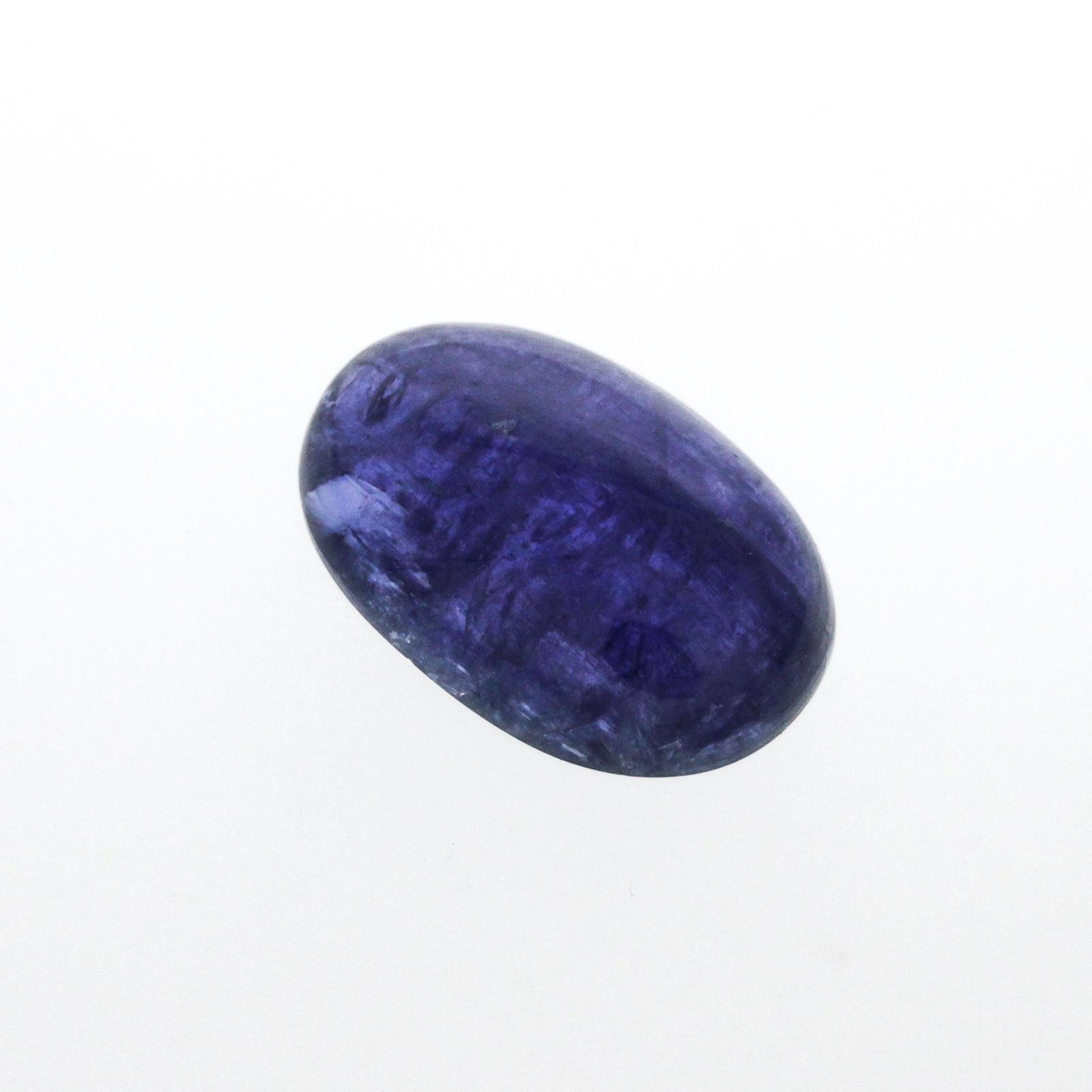 31.84 ctw. One Oval Cabochon Cut Tanzanite: 31.84ctw. One Oval Cabochon Cut Tanzanite. Westfield Appraised.