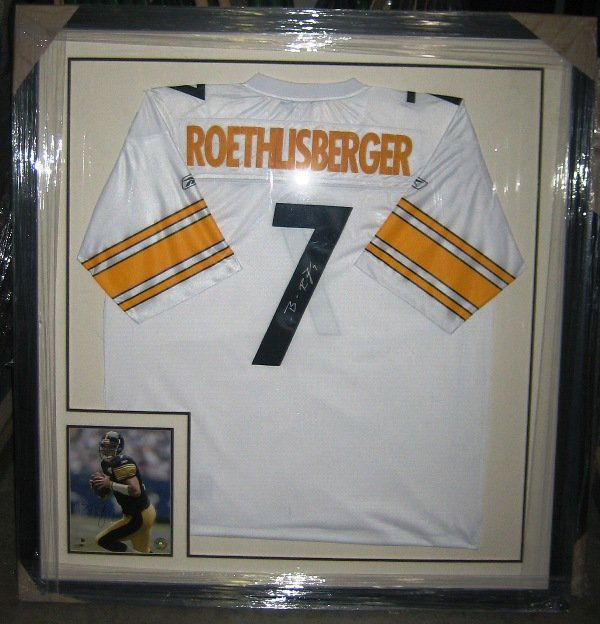 ben roethlisberger signed framed jersey ben roethlisberger signed framed jersey