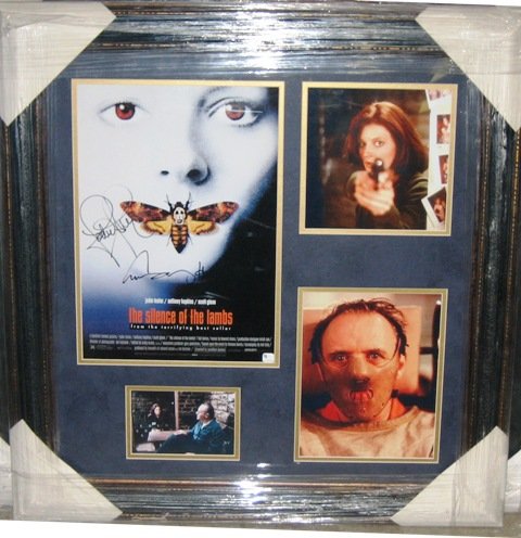 "Silence of the Lambs" Framed Signed Movie Piece: You are bidding on a DESPERATE HOUSEWIVES CAST SIGNED FRAMED PHOTO COLLAGE Silence of the Lambs swept the Oscars in 1991. Oscars went to Jodie Foster (Best Actress) and to Anthony Hopkins (Best Actor)