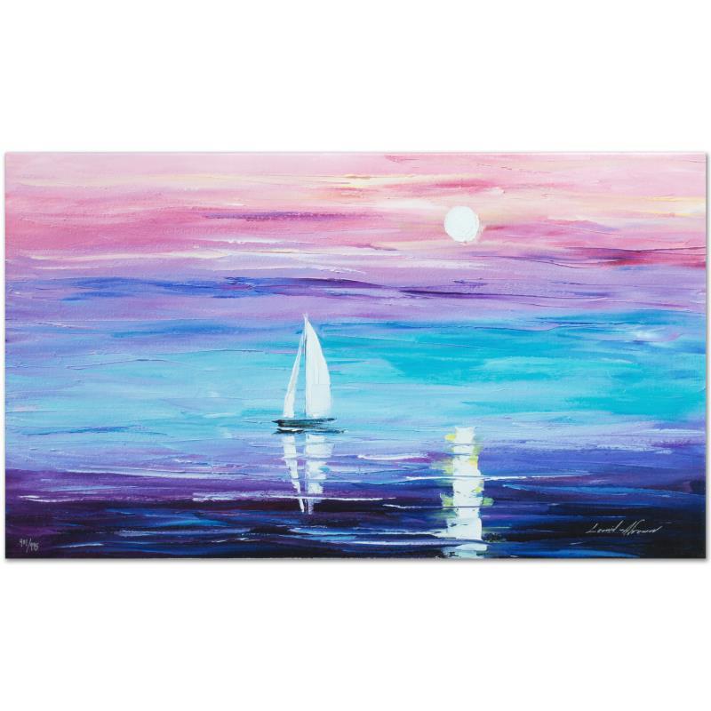 Expansive by Afremov (1955-2019): Leonid Afremov's (1955-2019) masterful use of color and texture make his paintings unique collectibles that are sure to brighten any wall. "Expansive" is a limited edition giclee on canvas. The piece 