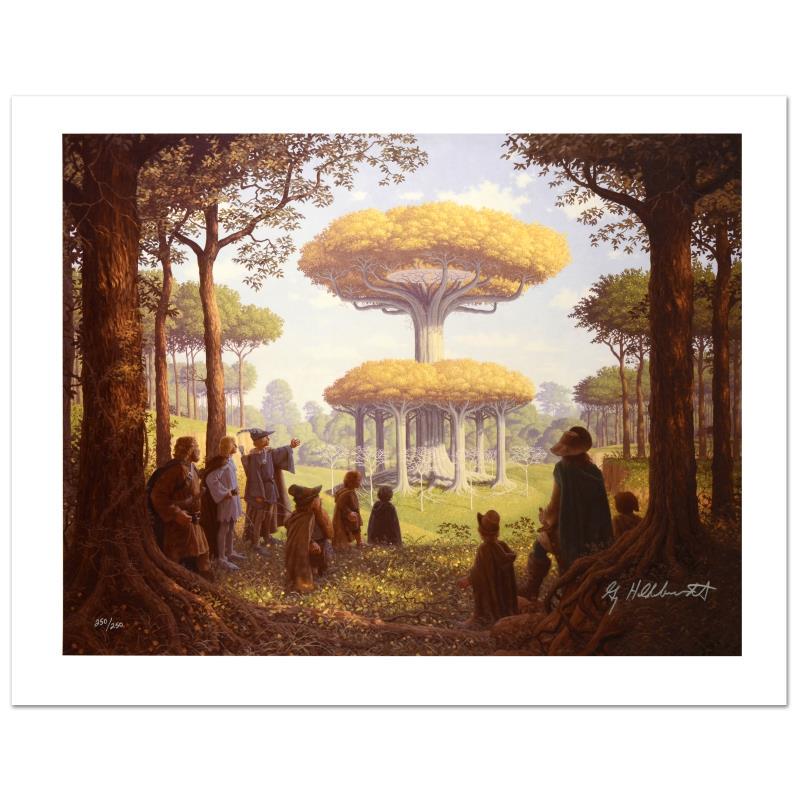 Lothlorien by The Brothers Hildebrandt: Known world wide for their fantasy and science fiction illustrations, identical twin brothers Greg and Tim Hildebrandt created an abundance of fascinating artwork, most notably their illustration work