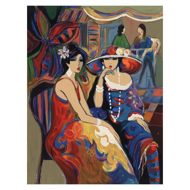 Friendship by Maimon, Isaac: "Friendship" is a limited edition serigraph on paper by Isaac Maimon, hand signed by the artist. Includes Letter of Authenticity. Measures approx. 17.5" x 23" (image).