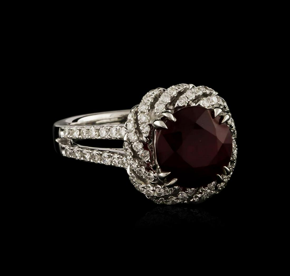 14KT White Gold 4.58ct Ruby and Diamond Ring A3626 - Apr 07, 2012