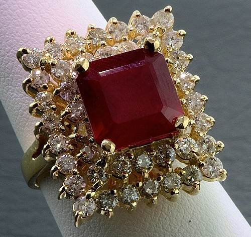 Ruby / Diamond Ring 9.41ctw - RR4