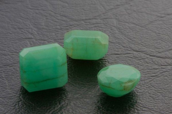 Emerald Parcel 3 Gemstones 21.13ct - DF147