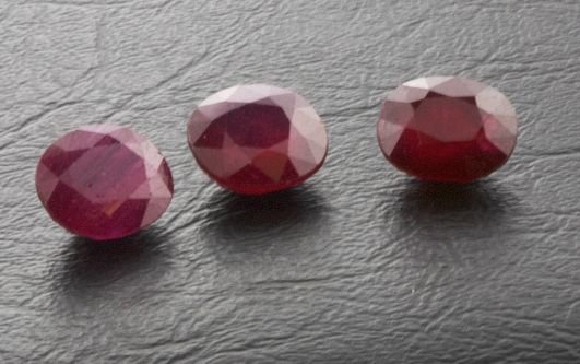 Ruby Parcel 3 Gemstones 24.56cts - DI162