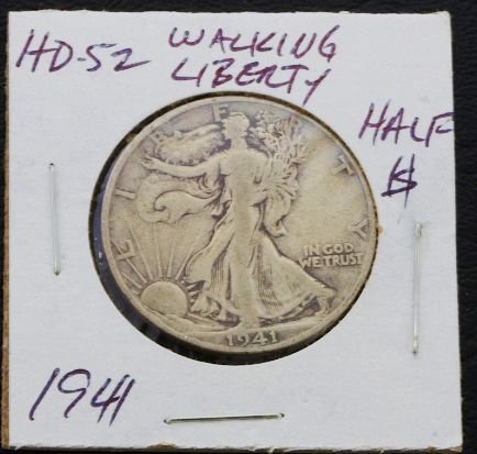 1952 Walking Liberty Half Dollar HD52