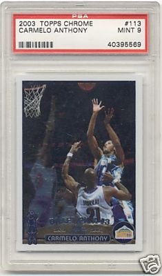 2003 Carmelo Anthony Rookie Basketball Card PSA 9