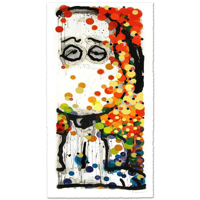 "Beauty Sleep" Limited Edition Hand Pulled Original: "Beauty Sleep" is a limited edition hand pulled original lithograph on museum quality deckle-edge paper, numbered and hand signed by Tom Everhart. This is one of the final Everhart editions to be crea