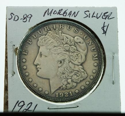 1921 Morgan Silver Dollar SD89