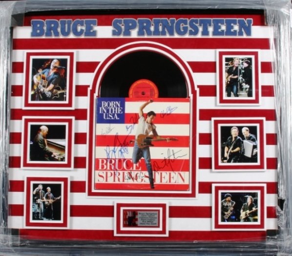 Bruce Springsteen Autographed Album Collage