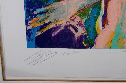 Leroy Neiman - Shaq Autographed by Shaq & Neiman - 3