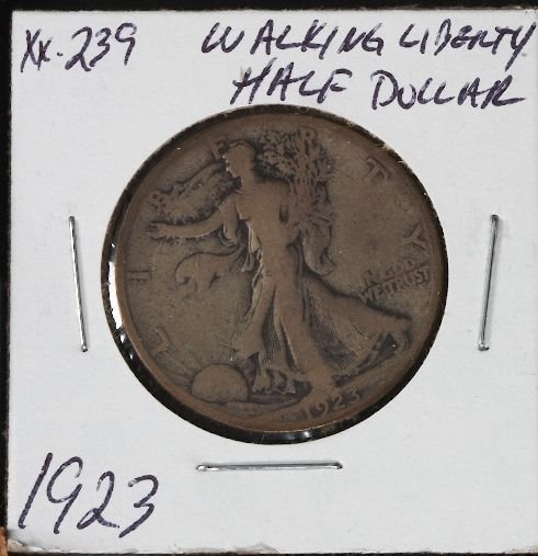 1923 Walking Liberty Half Dollar XX239