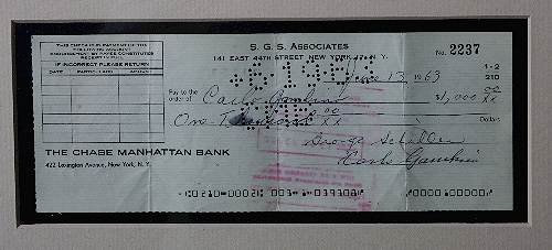 Carlo Gambino Autographed Family Tree Document - 4