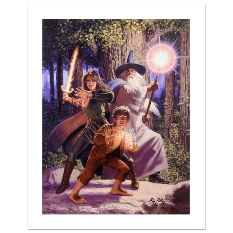 "Arwen Joins The Quest" Limited Edition Giclee on: Known world wide for their fantasy and science fiction illustrations, identical twin brothers Greg and Tim Hildebrandt created an abundance of fascinating artwork, most notably their illustration work